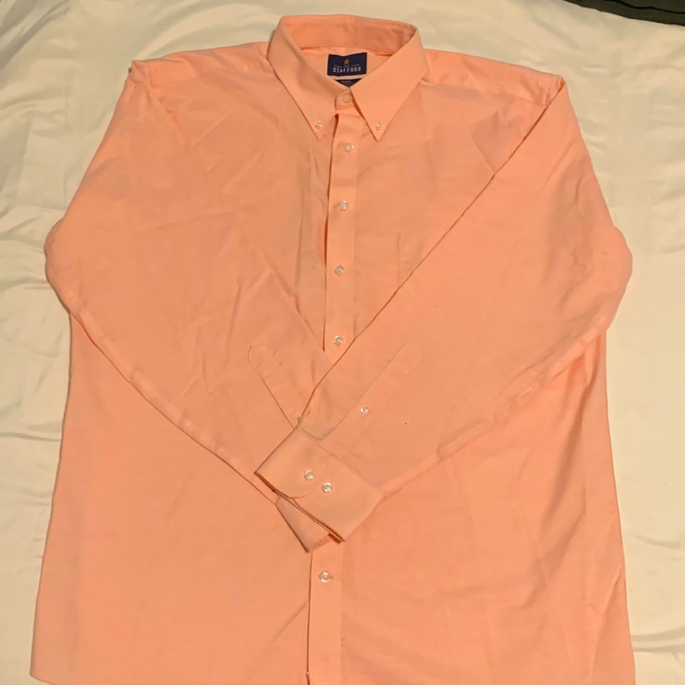 Stafford wrinkle free button up